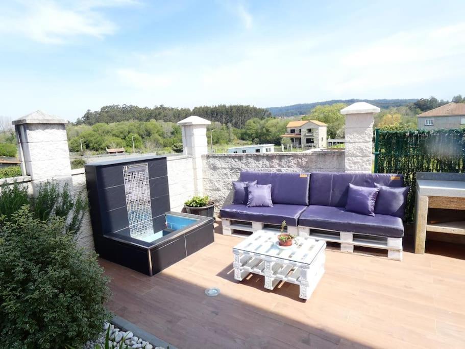 Chalet De Diseno Moderno En Sanxenxo Exterior foto