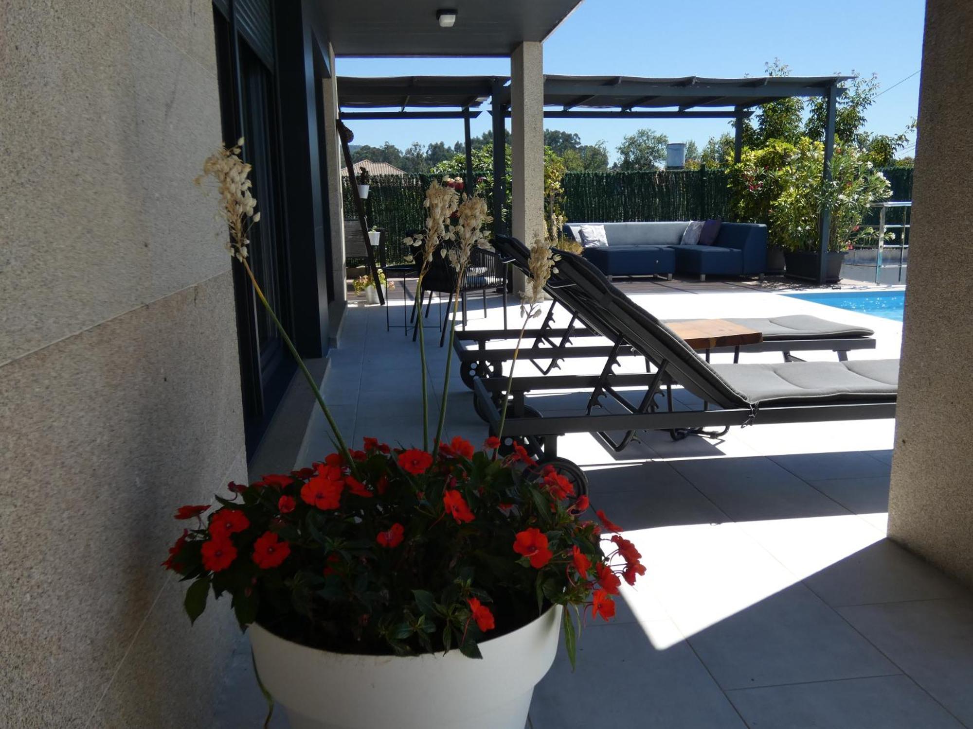 Chalet De Diseno Moderno En Sanxenxo Exterior foto