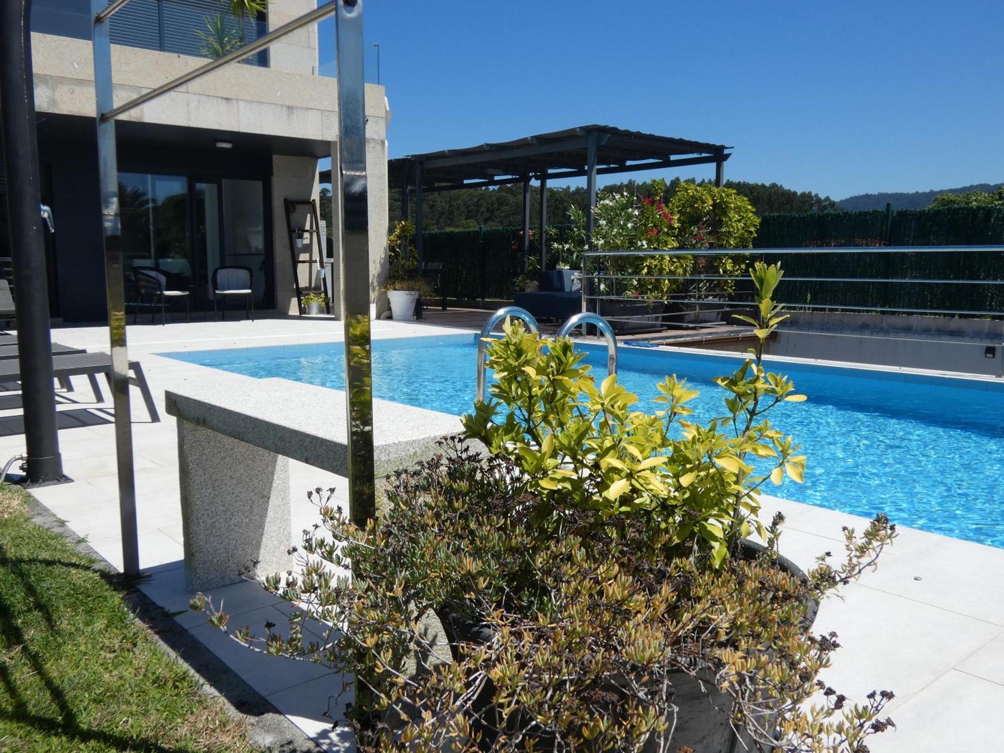 Chalet De Diseno Moderno En Sanxenxo Exterior foto